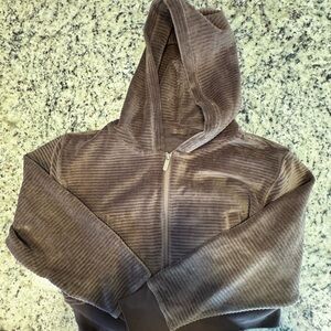 Nuuds brown zip up Hoodie
